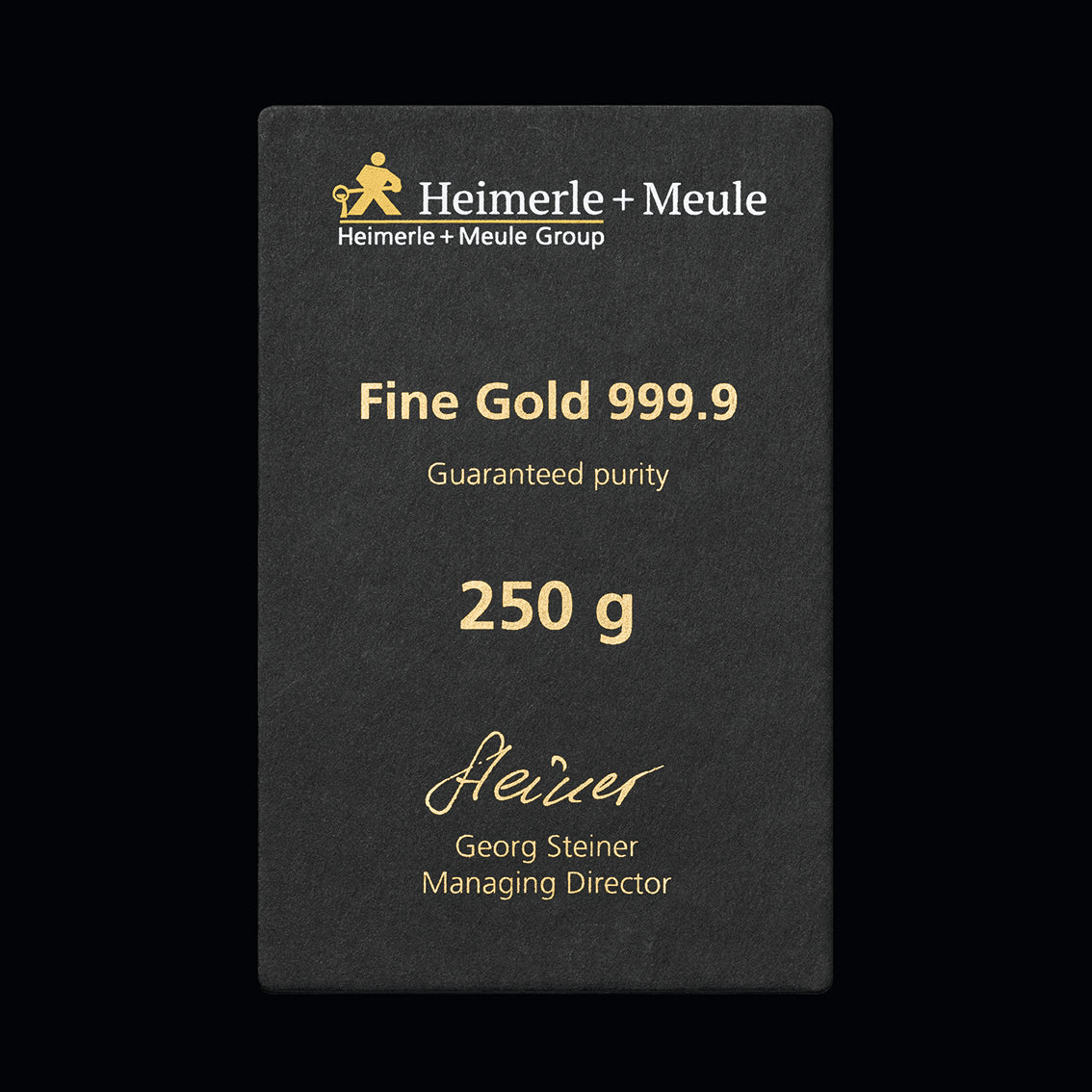 Gussbarren Gold 250g