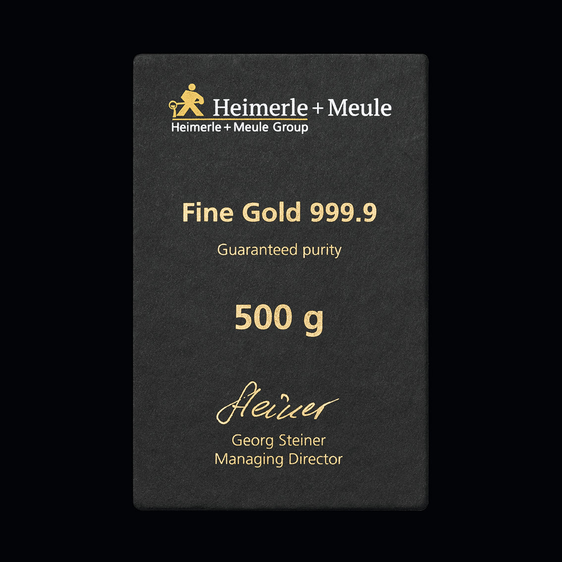 Gussbarren Gold 500g