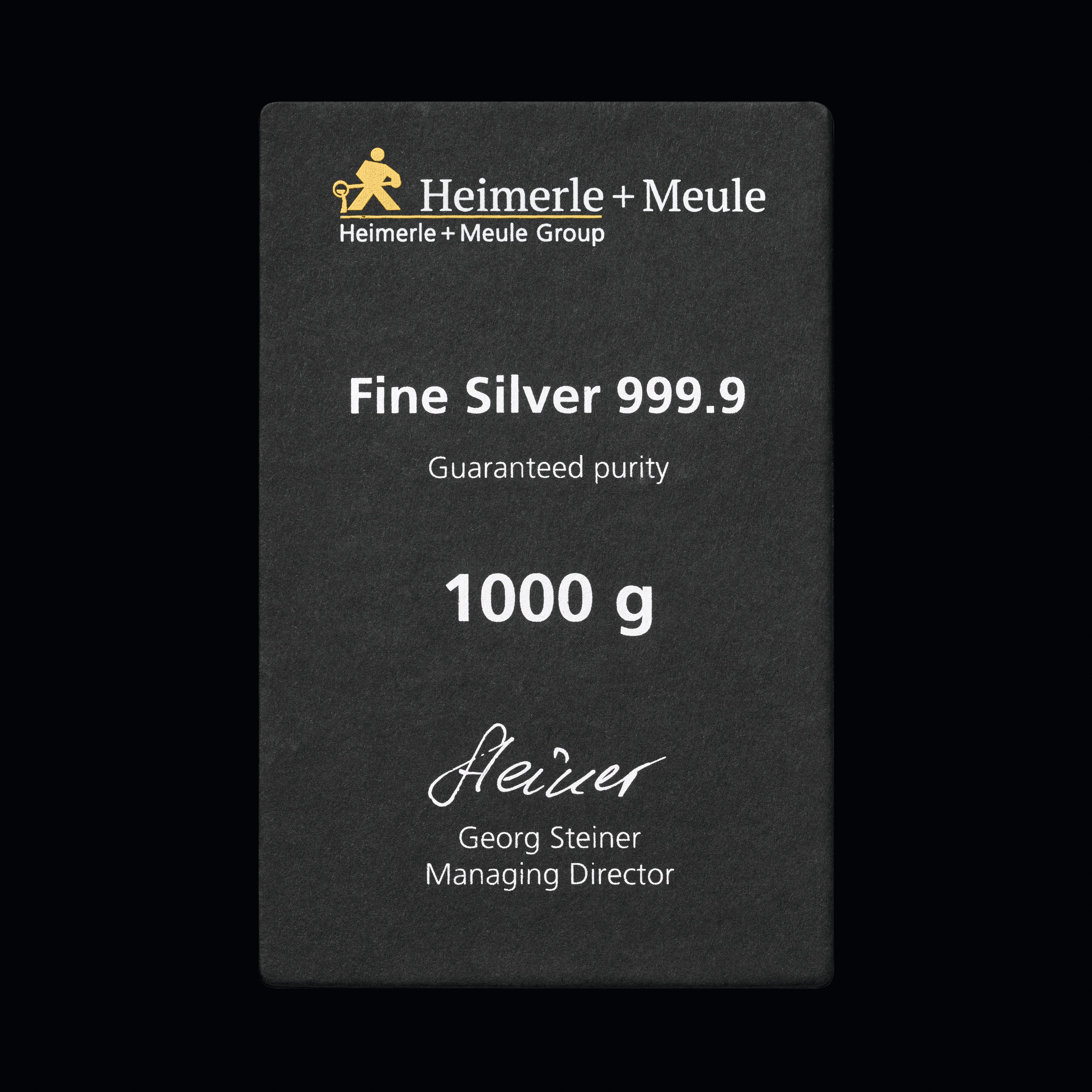 Gussbarren Silber 1000g