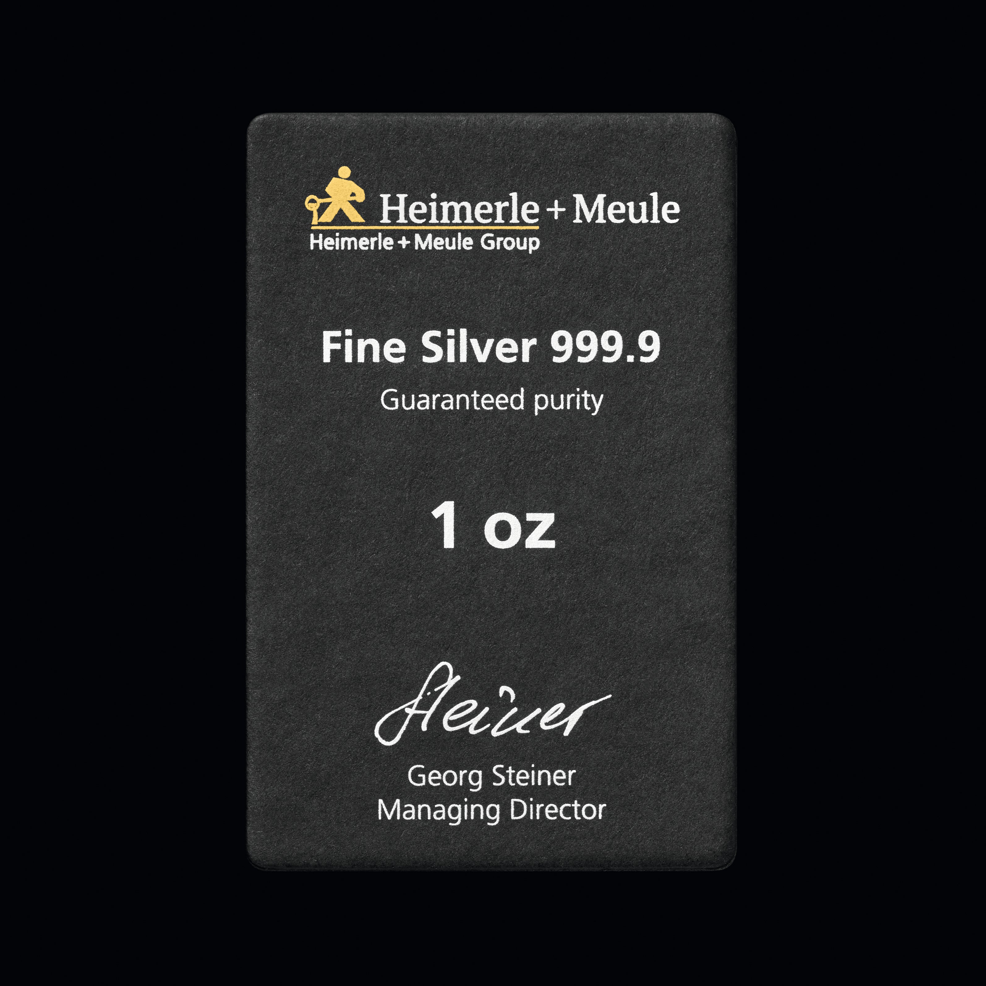 Gussbarren Silber 1oz