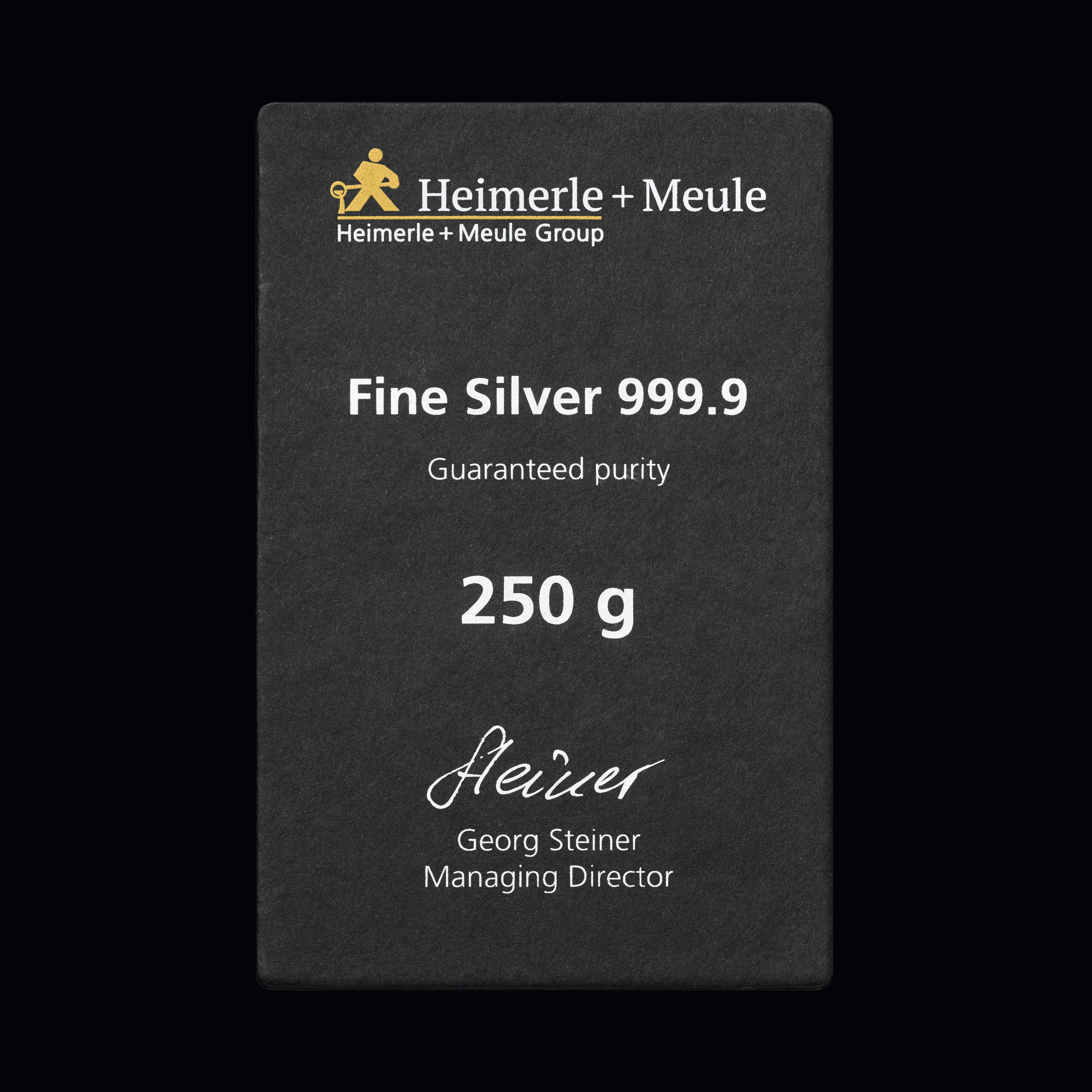 Gussbarren Silber 250g