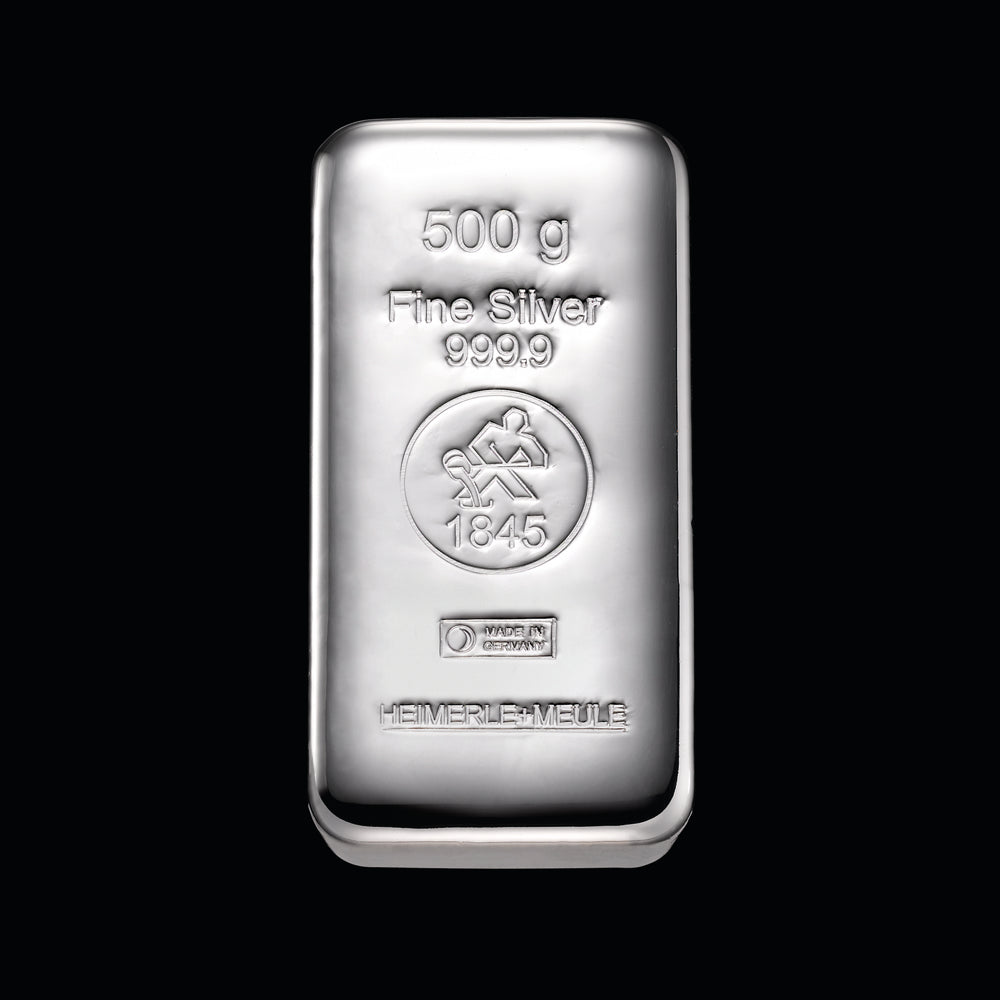 Gussbarren Silber 500g